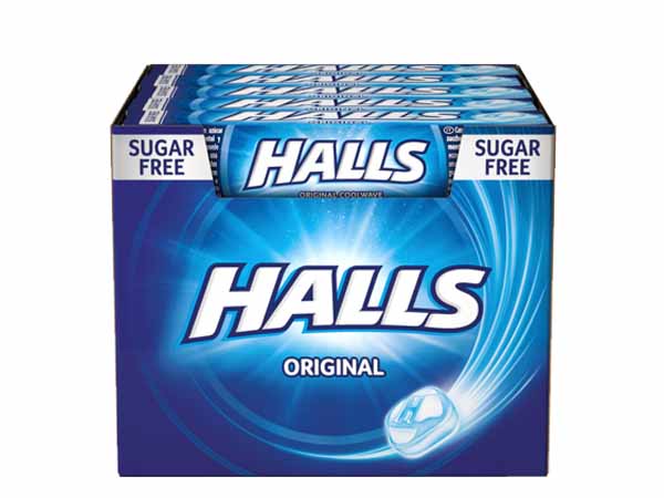 Caja caramelos Halls original